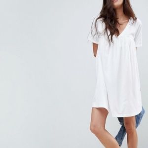 White Parachute Dress